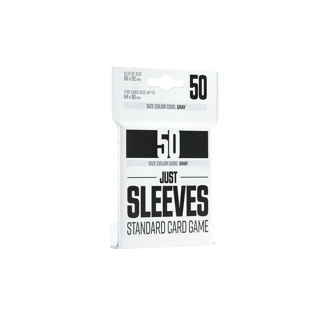 GAMEGENIC - Just Sleeves Standard Size Schwarz / Black (50 Sleeves)