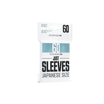 GAMEGENIC - Just Sleeves Japanese Size Clear / Transparent (60 Sleeves)