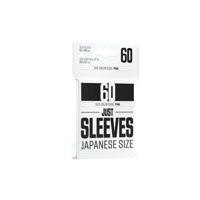 GAMEGENIC - Just Sleeves Japanese Size Black / Schwarz (60 Sleeves)