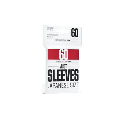 GAMEGENIC - Just Sleeves Japanese Size Red (60 Sleeves)