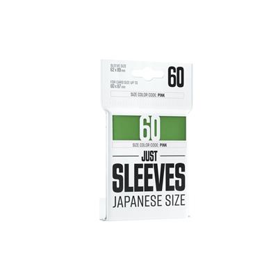 GAMEGENIC - Just Sleeves Japanese Size Green / Grün (60 Sleeves)