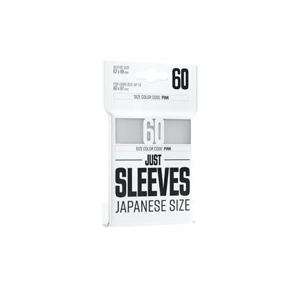 GAMEGENIC - Just Sleeves Japanese Size White / Weiß (60 Sleeves)