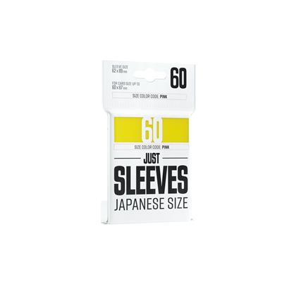 GAMEGENIC - Just Sleeves Japanese Size Yellow / Gelb (60 Sleeves)