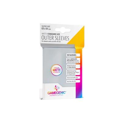GAMEGENIC - Outer Sleeves Matte Standard Size (50 Sleeves)