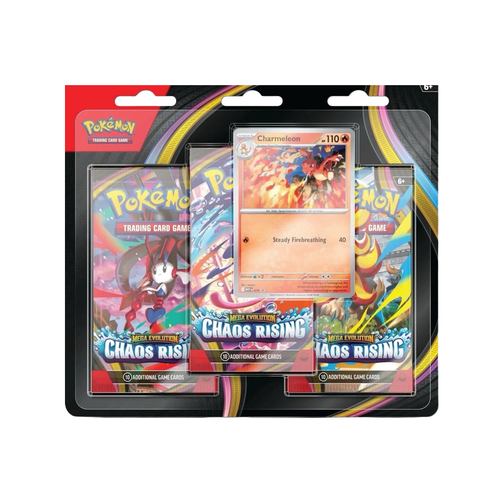 Pokemon Mega Entwicklung - Chaos Rising 3er Blister (Glutexo) Englisch