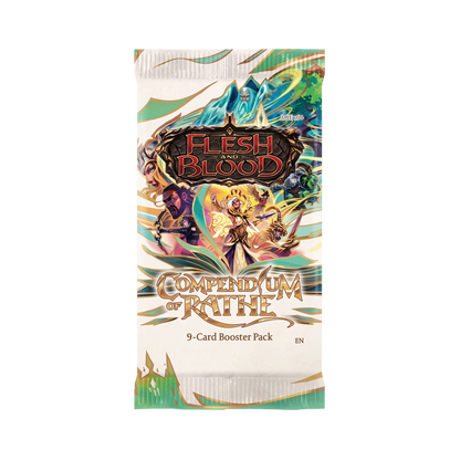 Flesh and Blood TCG - Compendium of Rathe Premium Booster (1 Pack) Englisch