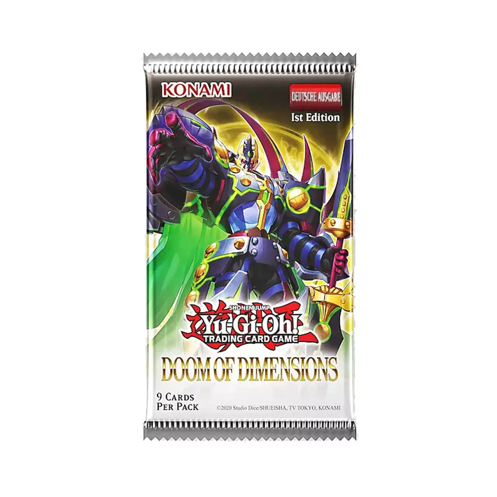 Yu-Gi-Oh! Doom of Dimensions Booster (1 Pack) Erste Auflage Deutsch