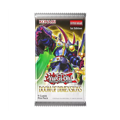 Yu-Gi-Oh! Doom of Dimensions Booster (1 Pack) Erste Auflage Deutsch