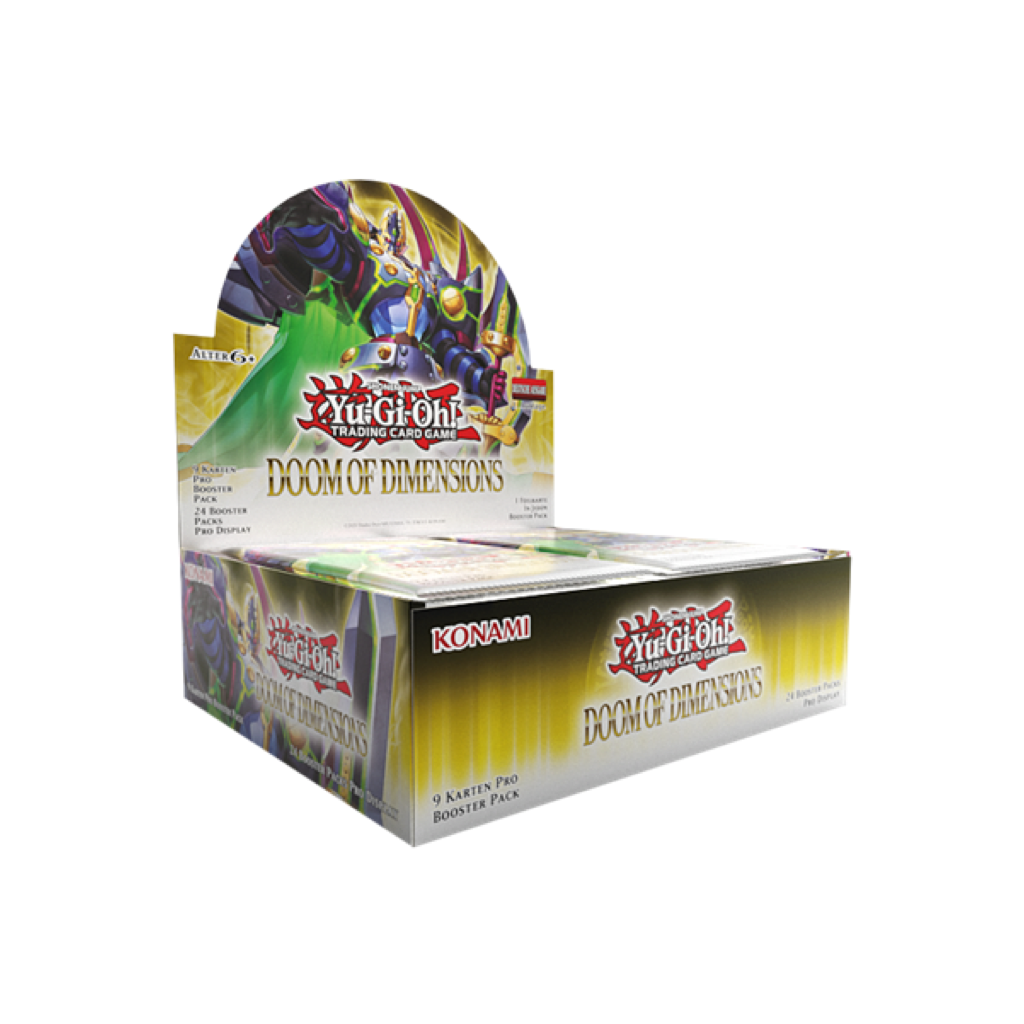 Yu-Gi-Oh! Doom of Dimensions Booster Display (24 Packs) Erste Auflage Deutsch