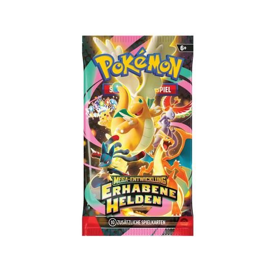 Pokemon Mega Entwicklung - Erhabene Helden Booster Deutsch