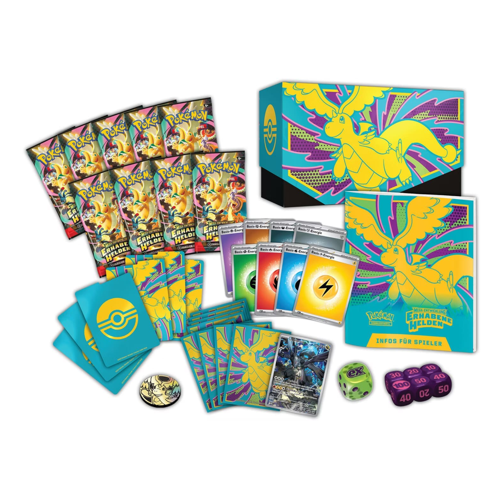 Pokemon Mega Entwicklung - Erhabende Helden - Top Trainer Box Deutsch ab 20.02.2026 ! Bitte Beschreibung lesen !