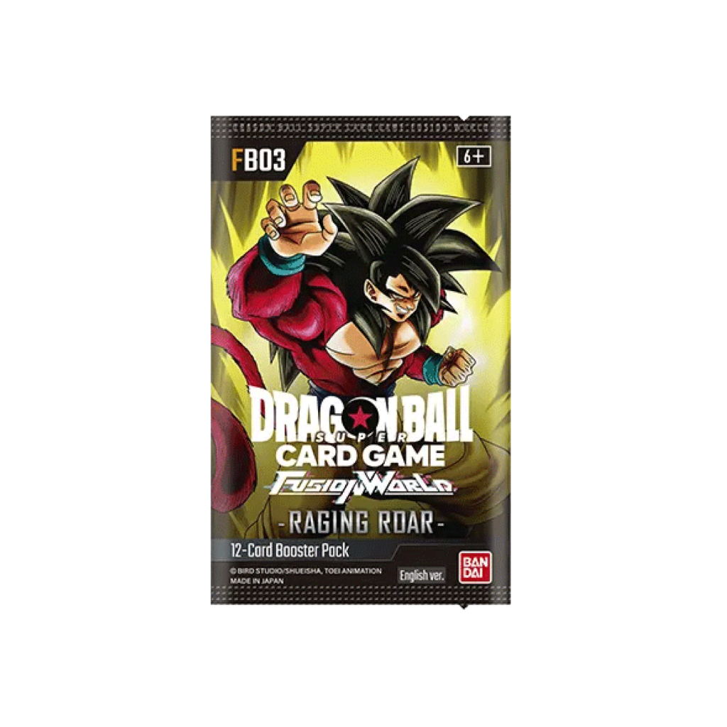 Dragon Ball Super Card Game - Fusion World - Raging Roar FB03 Booster Englisch