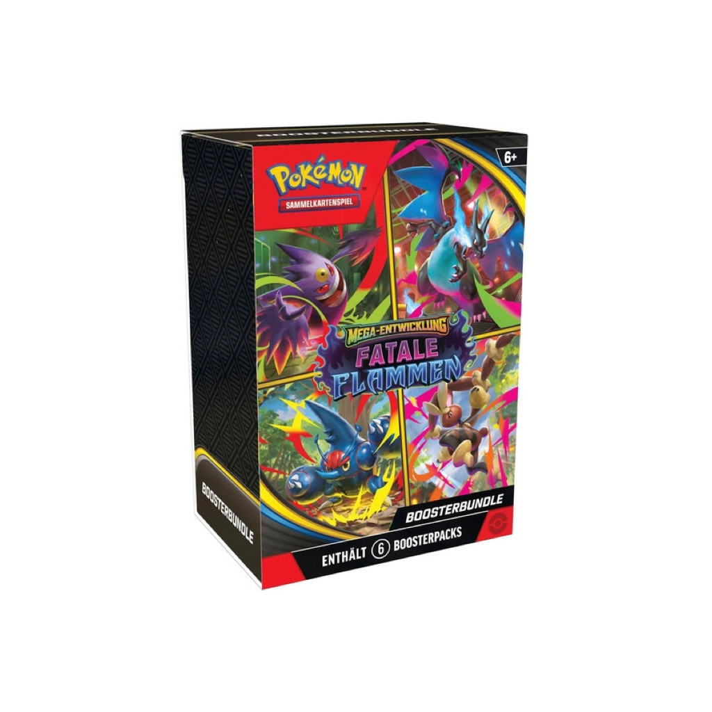 Pokemon Mega Entwicklung - Fatale Flammen Boosterbundle Deutsch