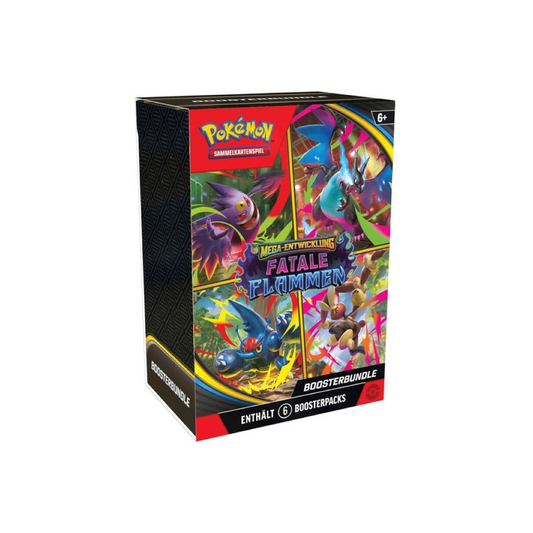 Pokemon Mega Entwicklung - Fatale Flammen Boosterbundle Deutsch