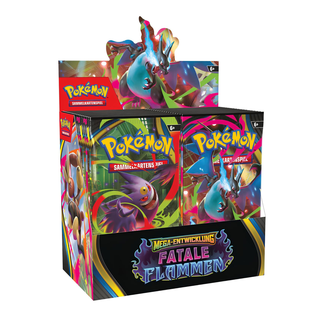 Pokemon Mega Entwicklung - Fatale Flammen Display (36 Packs) Deutsch