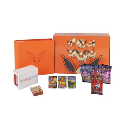 Pokemon S-Chinese 2024 Eevee GX Geschenkbox Exklusiv (Aquana / Blitza / Flamara) Chinesisch