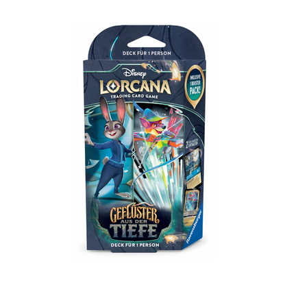 Disney Lorcana - Geflüster aus der Tiefe - 2 verschiedene Starter Decks Deutsch