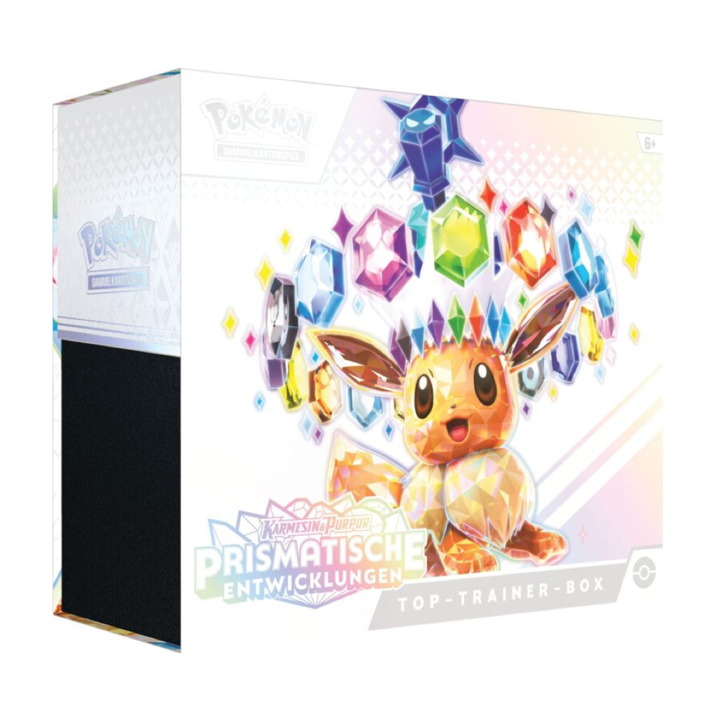 Pokemon Karmesin und Purpur - Prismatische Entwicklungen Top Trainer Box Deutsch ab 17.01.2025