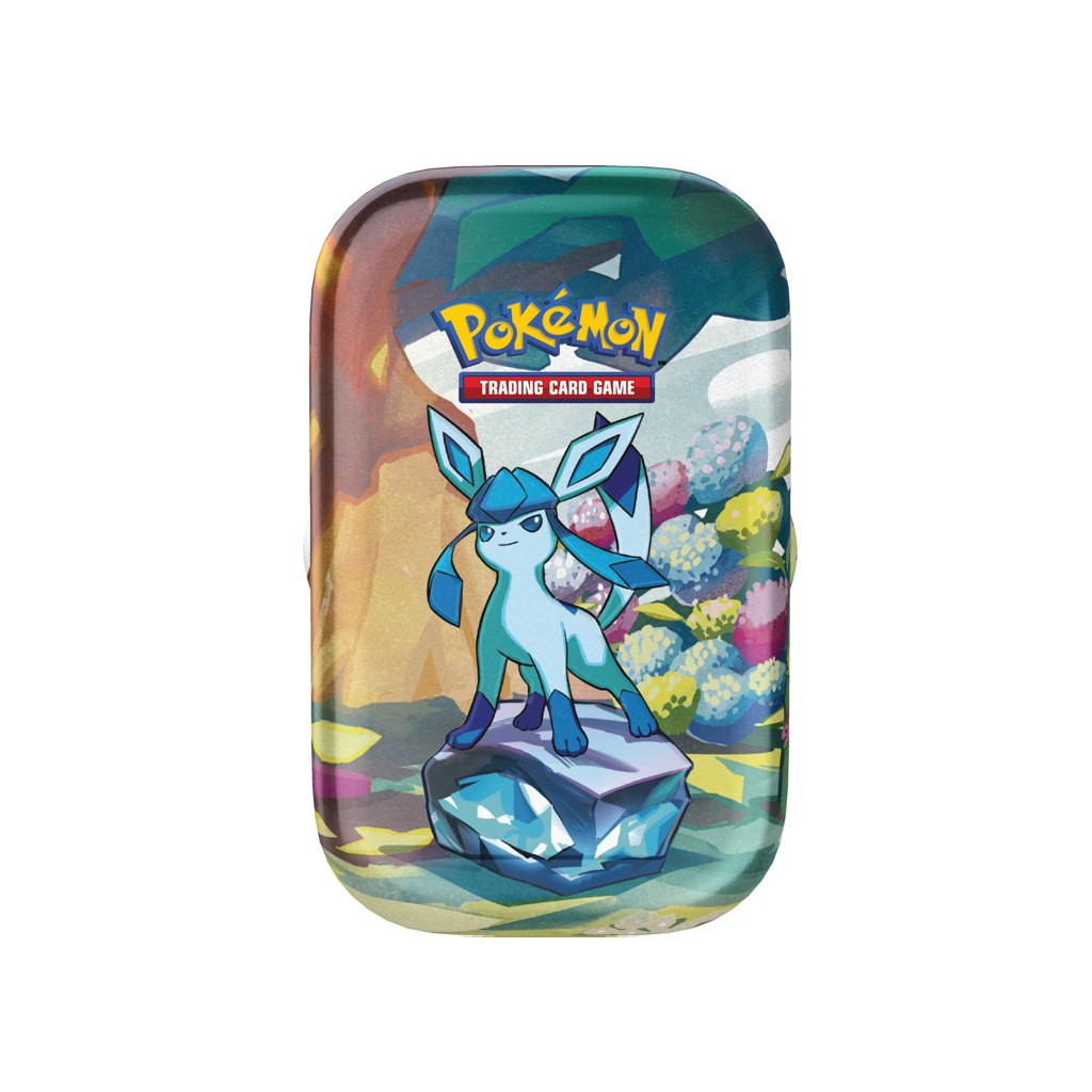 Pokemon Karmesin und Purpur - Prismatische Entwicklungen Mini Tins (8 verschiedene Motive) Deutsch ab 07.02.2025