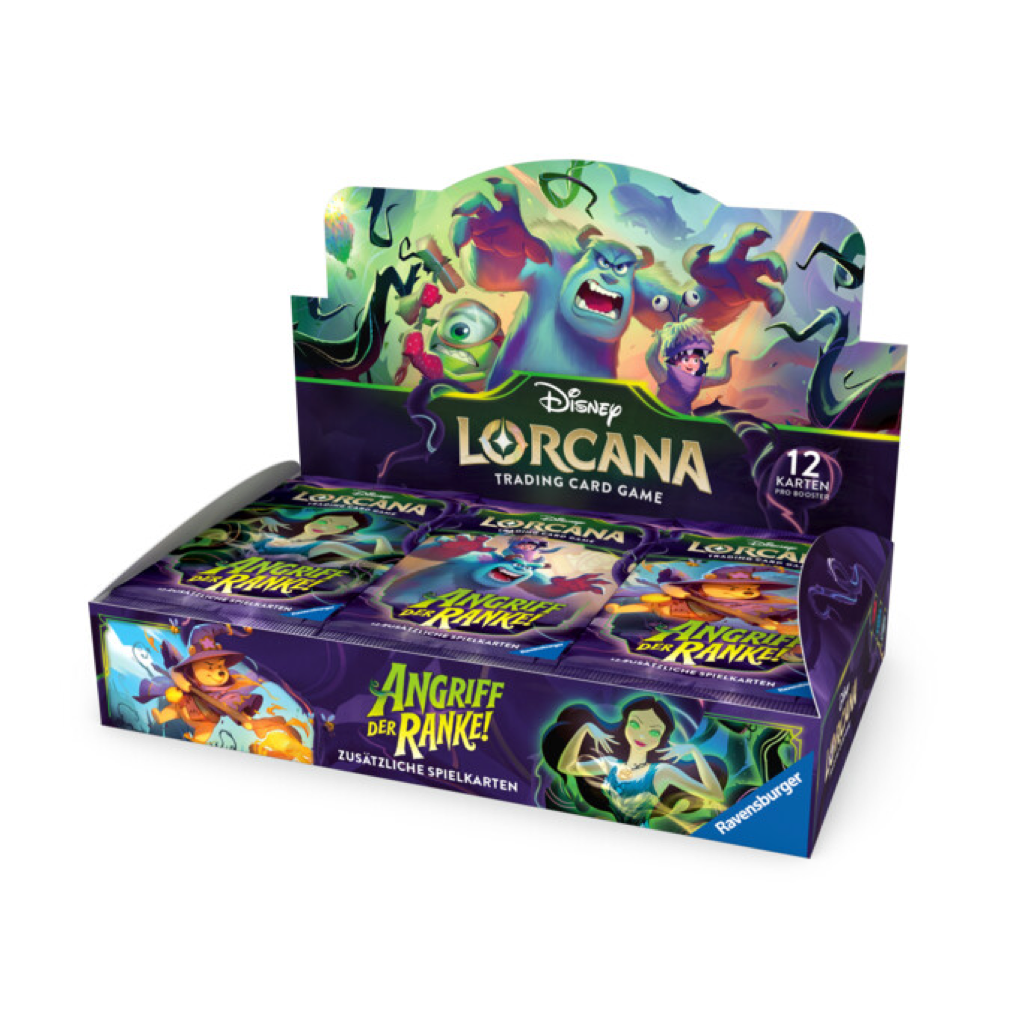 Disney Lorcana - Angrif der Ranke ! Booster Display (24 Packs) Deutsch ab 17.07.2026