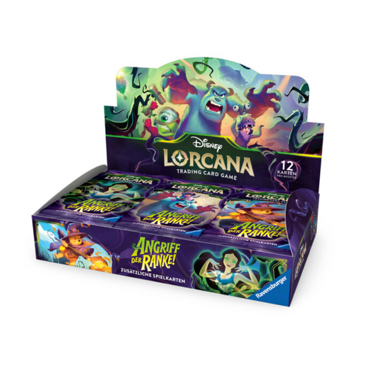 Disney Lorcana - Angrif der Ranke ! Booster Display (24 Packs) Deutsch ab 17.07.2026
