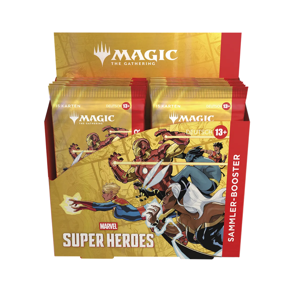 MTG - Magic the Gathering - Marvel Super Heroes - Sammler Booster Display (12 Packs) Deutsch ab 19.06.2026