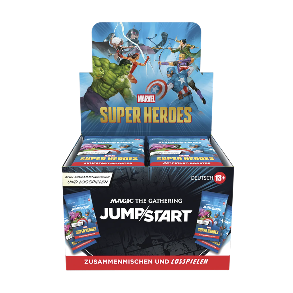 MTG - Magic the Gathering - Marvel Super Heroes - Jumpstart Display (24 Packs) Deutsch ab 19.06.2026