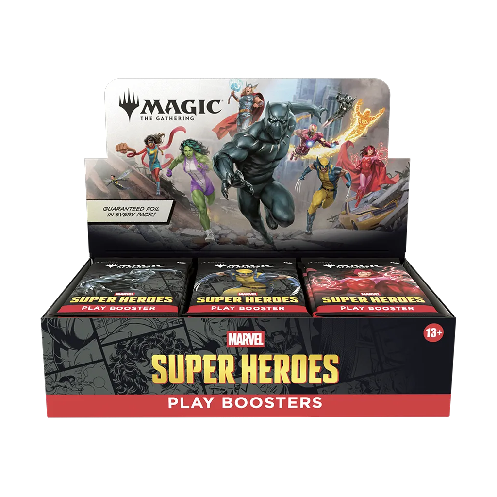 MTG - Magic the Gathering - Marvel Super Heroes - Play Booster Display (30 Packs) Englisch ab 19.06.2026