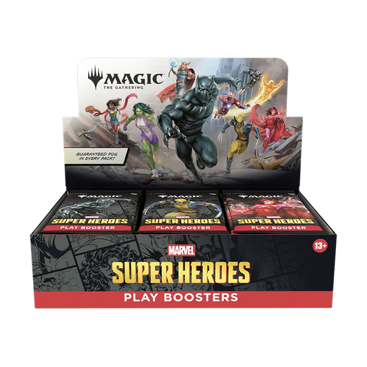 MTG - Magic the Gathering - Marvel Super Heroes - Play Booster Display (30 Packs) Englisch