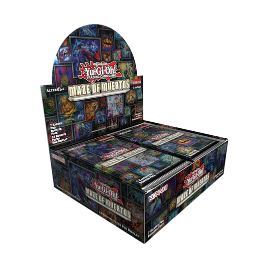 Yu-Gi-Oh! Maze of Muertos Booster Display (24 Packs) Erste Auflage Deutsch ab 19.02.2026