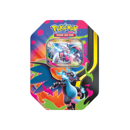 Pokemon Mega Charizard X ex Tin (4 Booster) Englisch