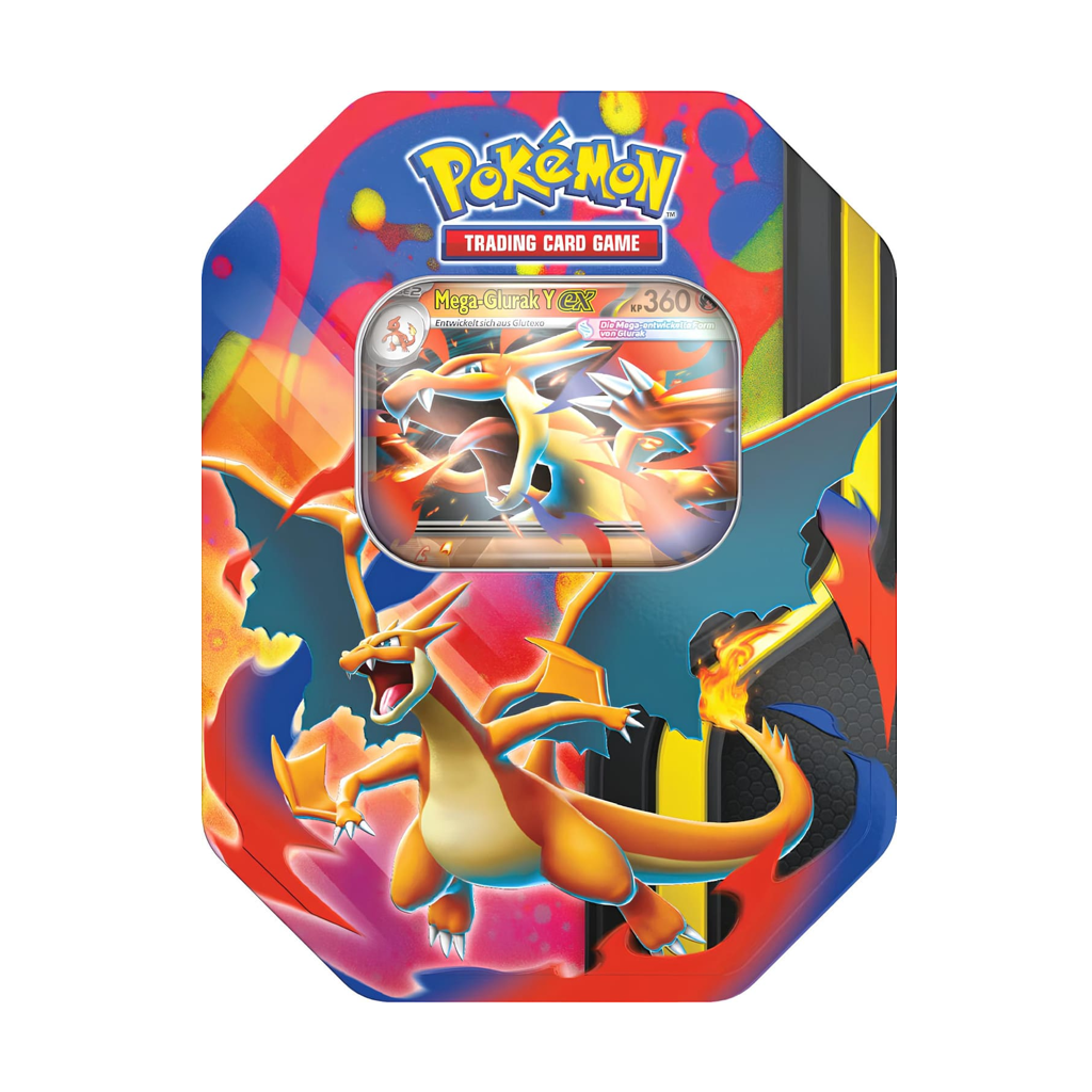 Pokemon Mega-Glurak Y-ex Tin Deutsch