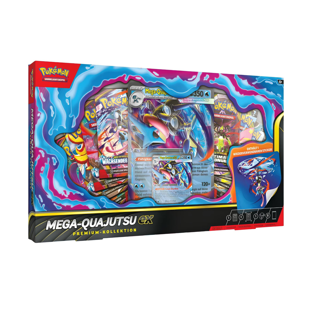 Pokemon Mega Quajutsu ex Premium Kollektion Deutsch