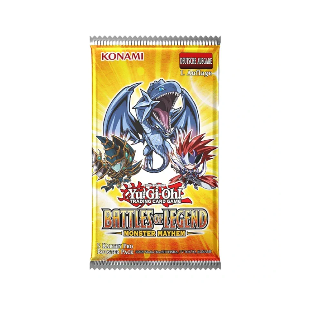 Yu-Gi-Oh! Battle of Legends: Monster Mayhem Booster (1 Pack) Erste Auflage Deutsch