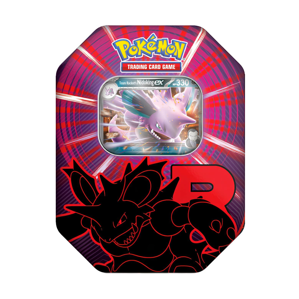 Pokemon Team Rockets's Nidoking ex Tin Deutsch