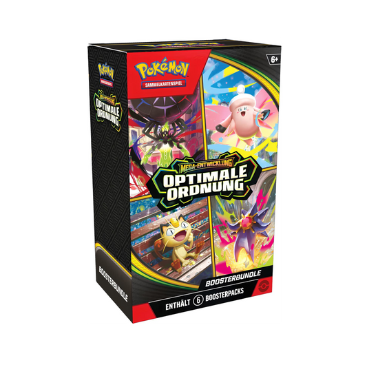 Pokemon Mega Entwicklung - Optimale Ordnung Booster Bundle Deutsch ab 27.03.2026