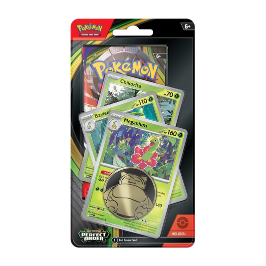 Pokemon Mega Evolution - Perfect Order Meganium Premium Checklane Blister (1 Pack) Englisch