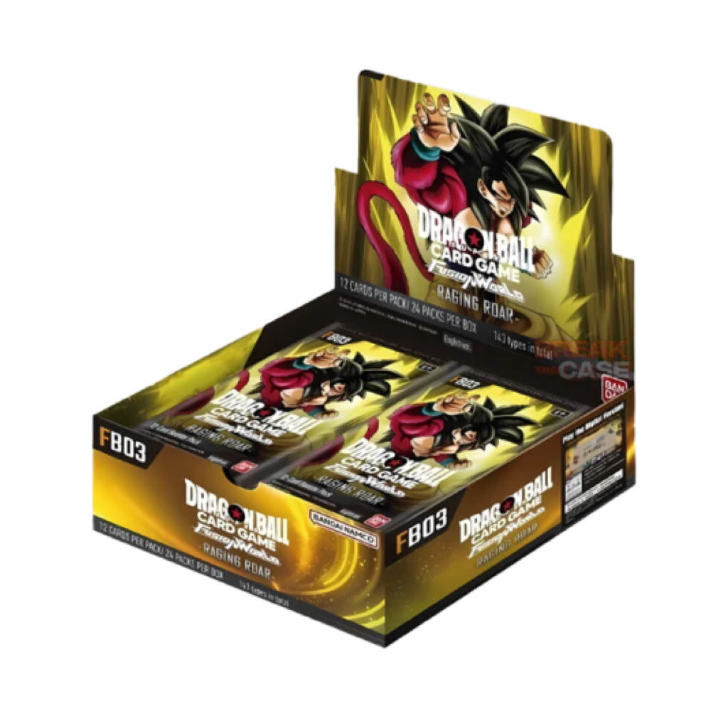 Dragon Ball Super Card Game - Fusion World - Raging Roar FB03 Display Englisch