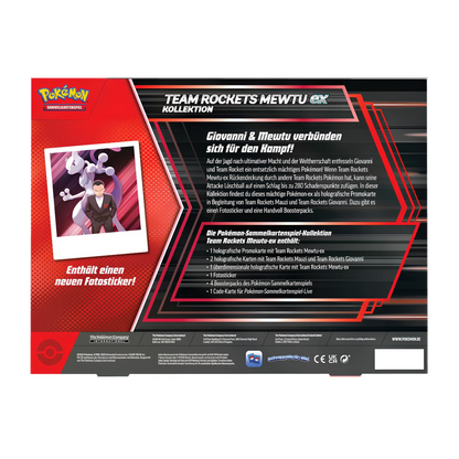 Pokemon Rockets Mewtu ex Kollektion Deutsch
