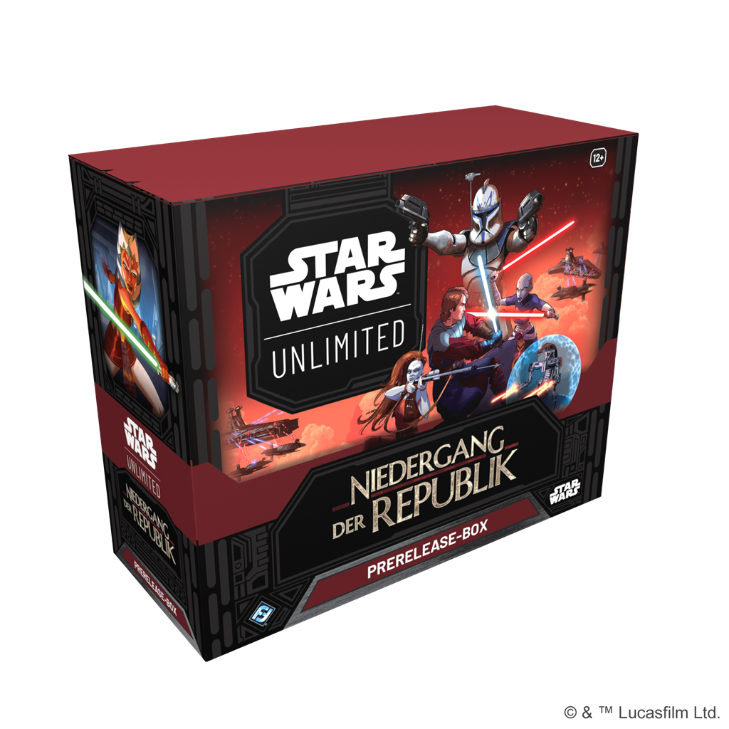 FFG - Star Wars: Unlimited - Niedergang der Republik Prerelease Box Deutsch ab 01.11.2024