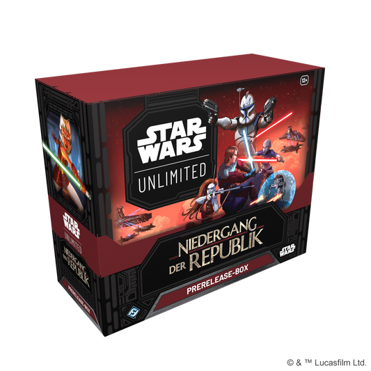 FFG - Star Wars: Unlimited - Niedergang der Republik Prerelease Box Deutsch ab 01.11.2024