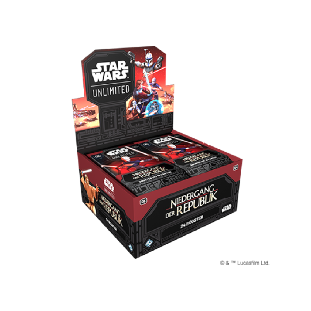 FFG - Star Wars: Unlimited - Niedergang der Republik Booster Display Deutsch ab 08.11.2024