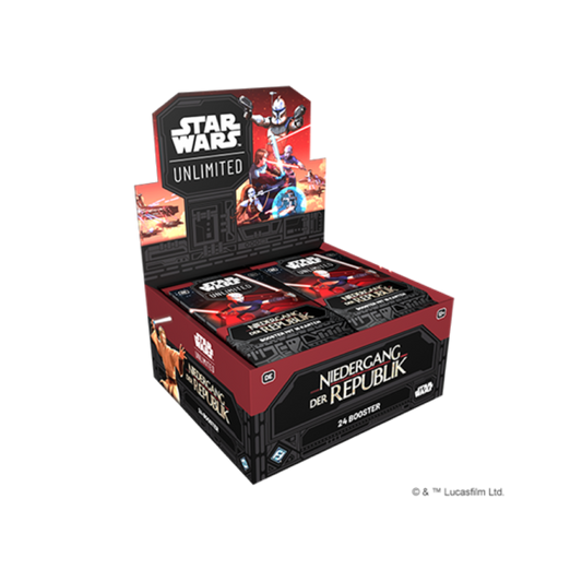 FFG - Star Wars: Unlimited - Niedergang der Republik Booster Display Deutsch ab 08.11.2024