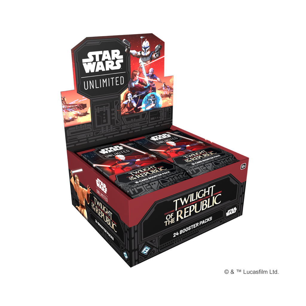 FFG - Star Wars: Unlimited - Twilight of the Republic Booster Display Englisch ab 08.11.2024