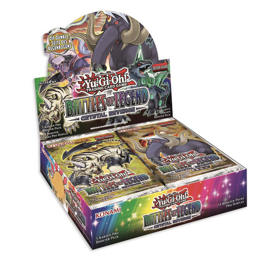 Yu-Gi-Oh! Battle of Legends - Crystal Revenge Booster Display 1. Auflage Deutsch