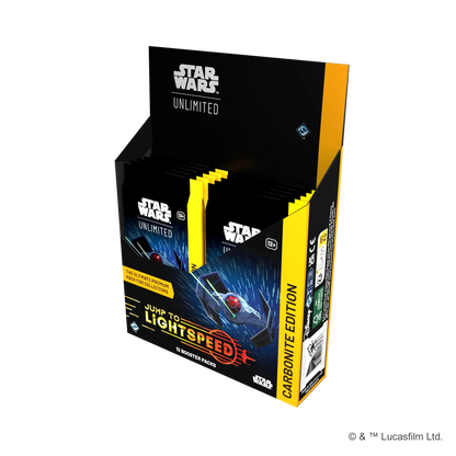 FFG - Star Wars: Unlimited - Jump to Lightspeed Carbonite Booster Display (12 Booster) - Englisch
