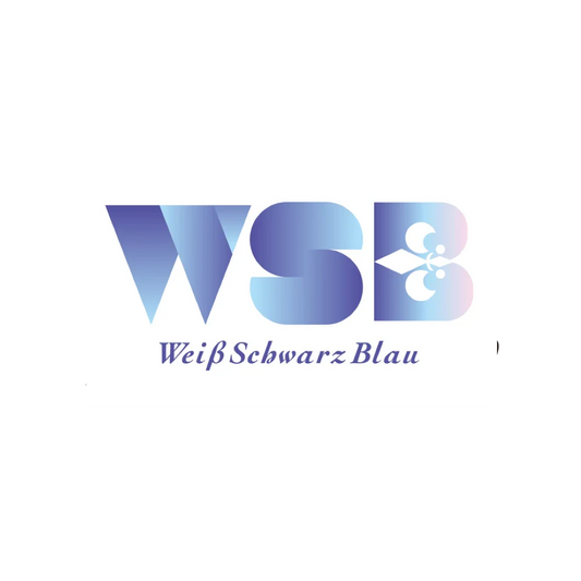 Weiß Schwarz Blau
