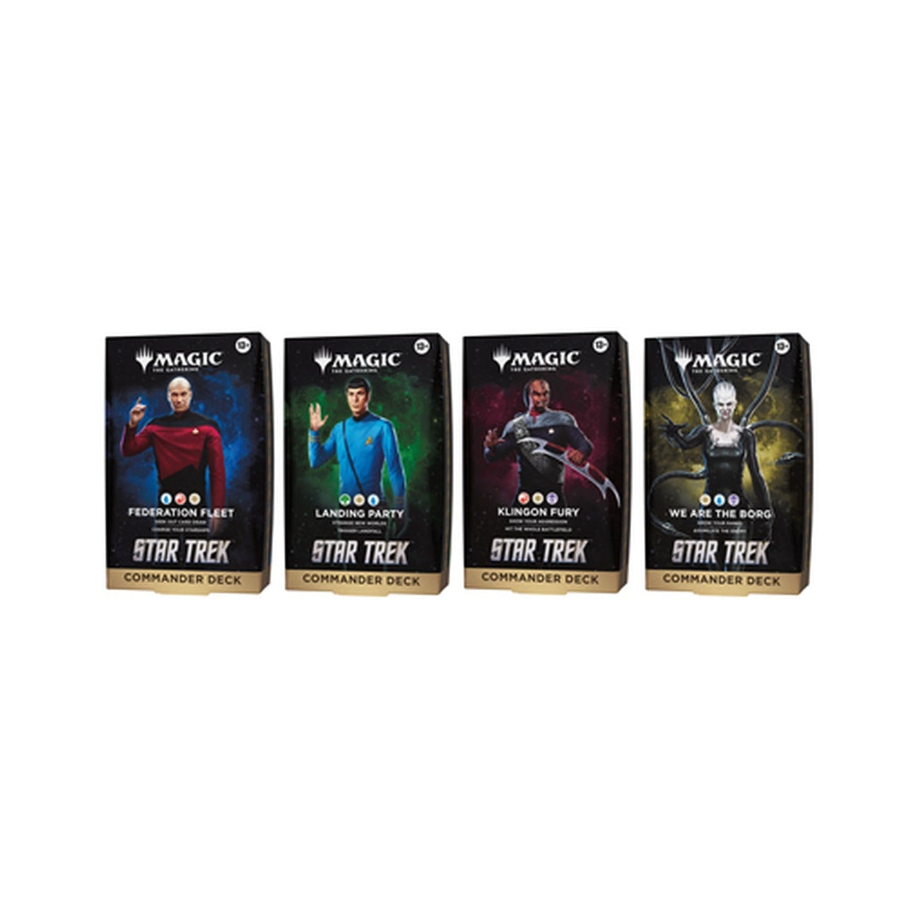 Magic: The Gathering: Star Trek Commander Deck Display (4 Decks) - Englisch - ab 13.11.2026