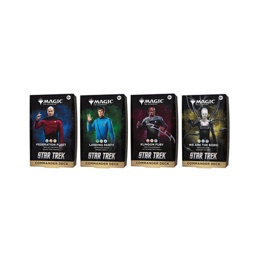 Magic: The Gathering: Star Trek Commander Deck Display (4 Decks) - Englisch - ab 13.11.2026