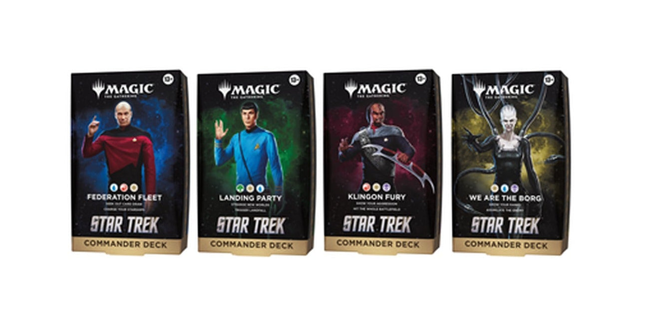 Magic: The Gathering: Star Trek Commander Deck Display (4 Decks) - Deutsch - ab 13.11.2026